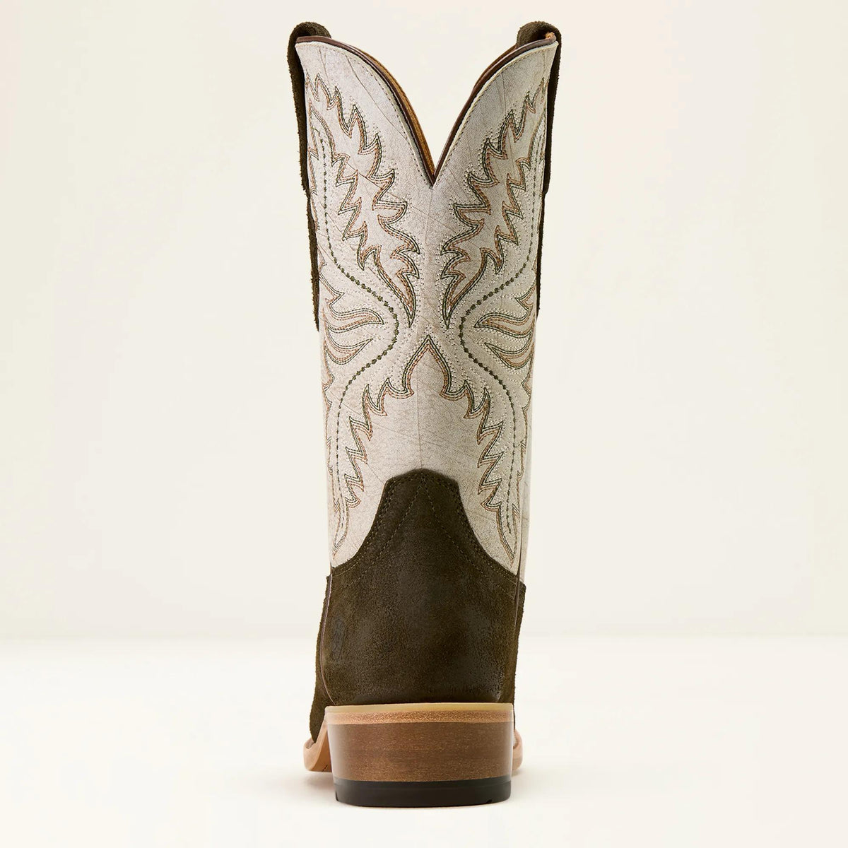 Ariat Mens Midnight Olive Suede Shredded White 10074240 - view 4