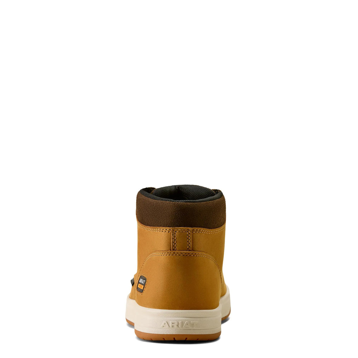 Ariat Men's Outmatch Mid Composite Toe Work Shoe, Wheat – heel