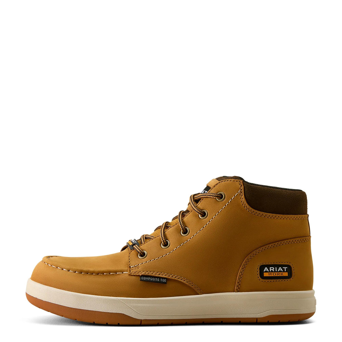 Ariat Men's Outmatch Mid Composite Toe Work Shoe, Wheat – side