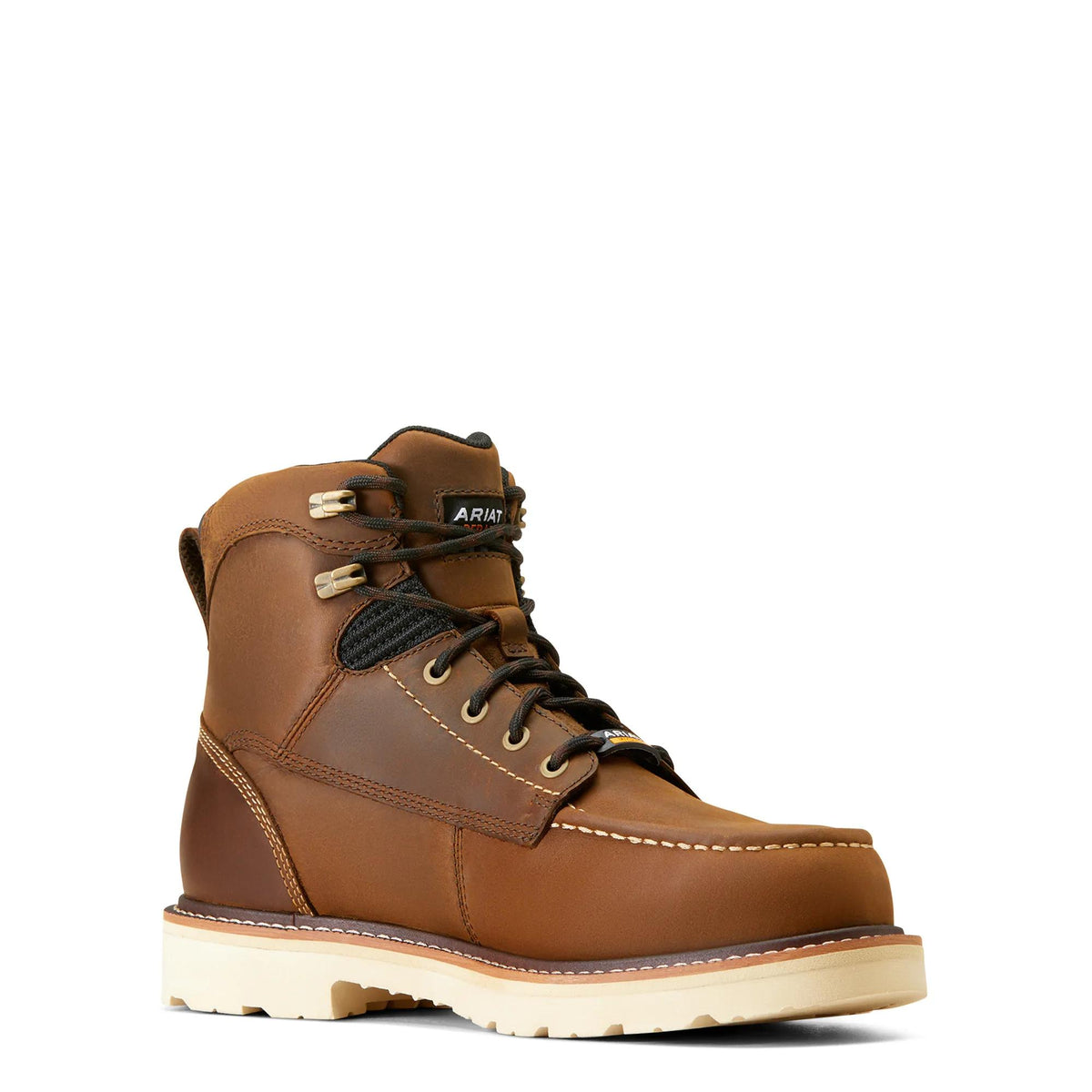 Ariat Men's Rebar Lift 6" Waterproof Composite Toe Work Boot, Distressed Brown – inside