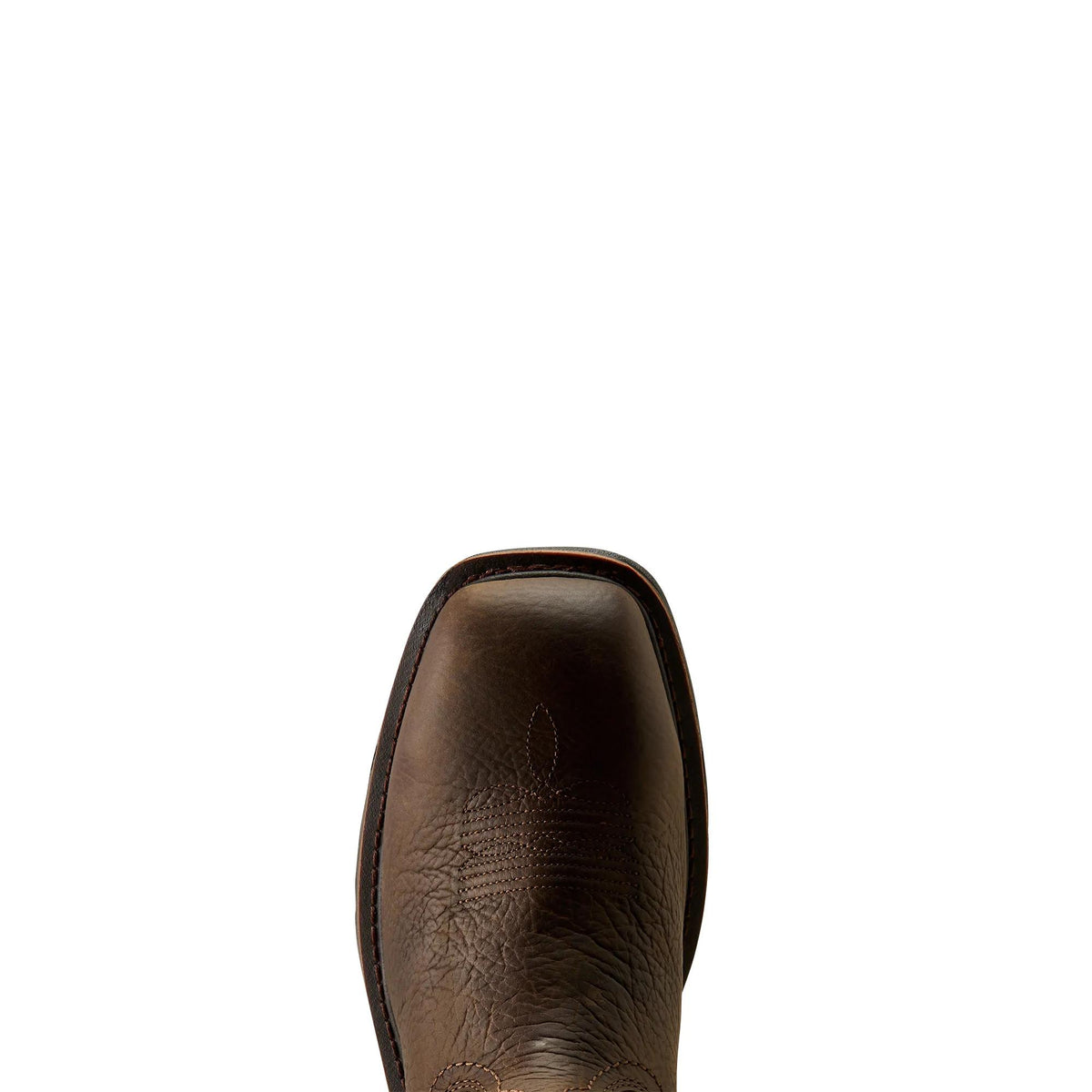 Ariat Men's WorkHog Waterproof Wide Square Toe Composite Toe Work Boot, Bruin Brown – toe