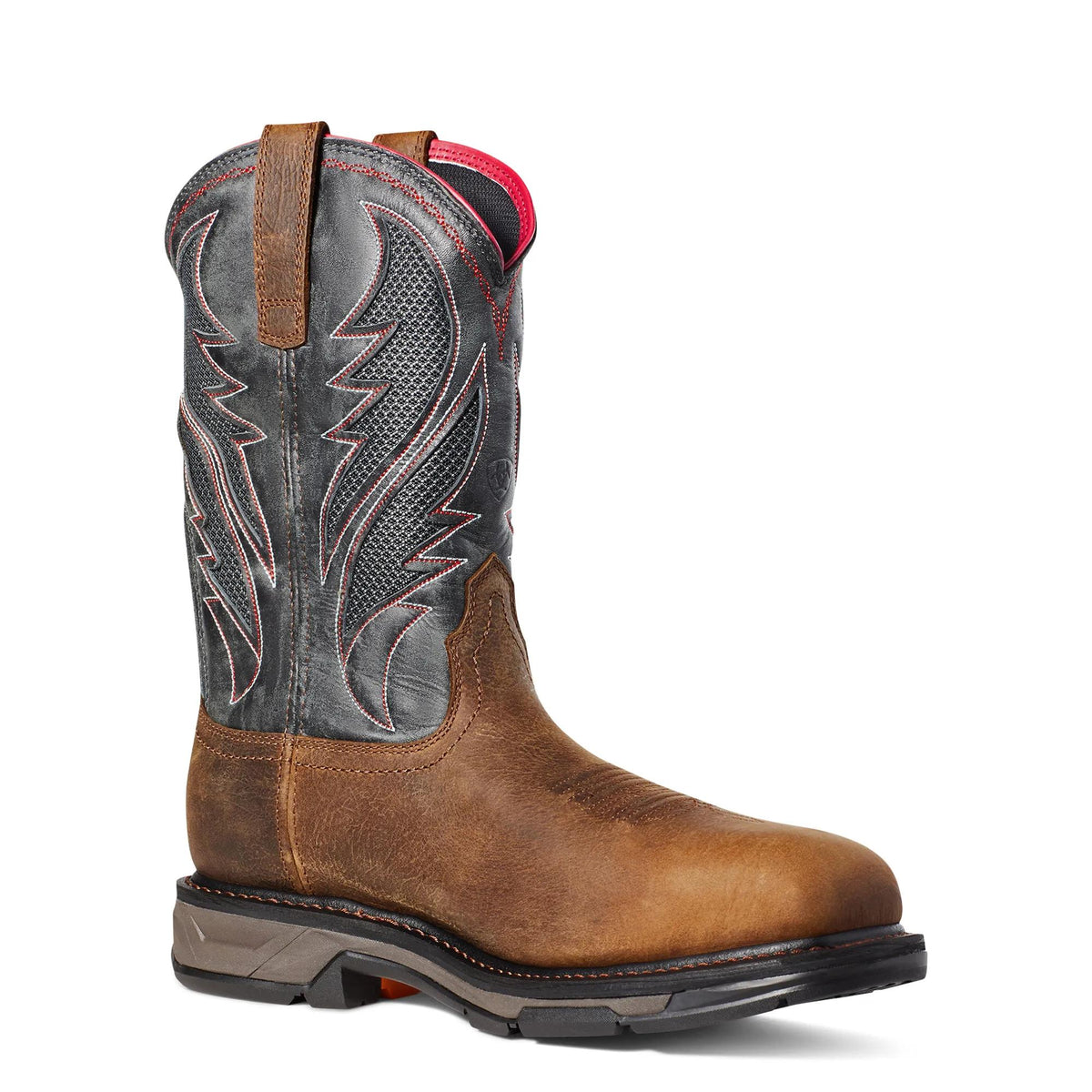 Ariat Men's WorkHog XT Waterproof Carbon Toe Work Boot, Rye Brown – inside