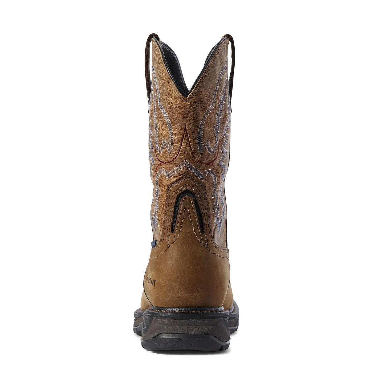 Ariat Men's Workhog XT Waterproof Work Boot, Distressed Brown – heel