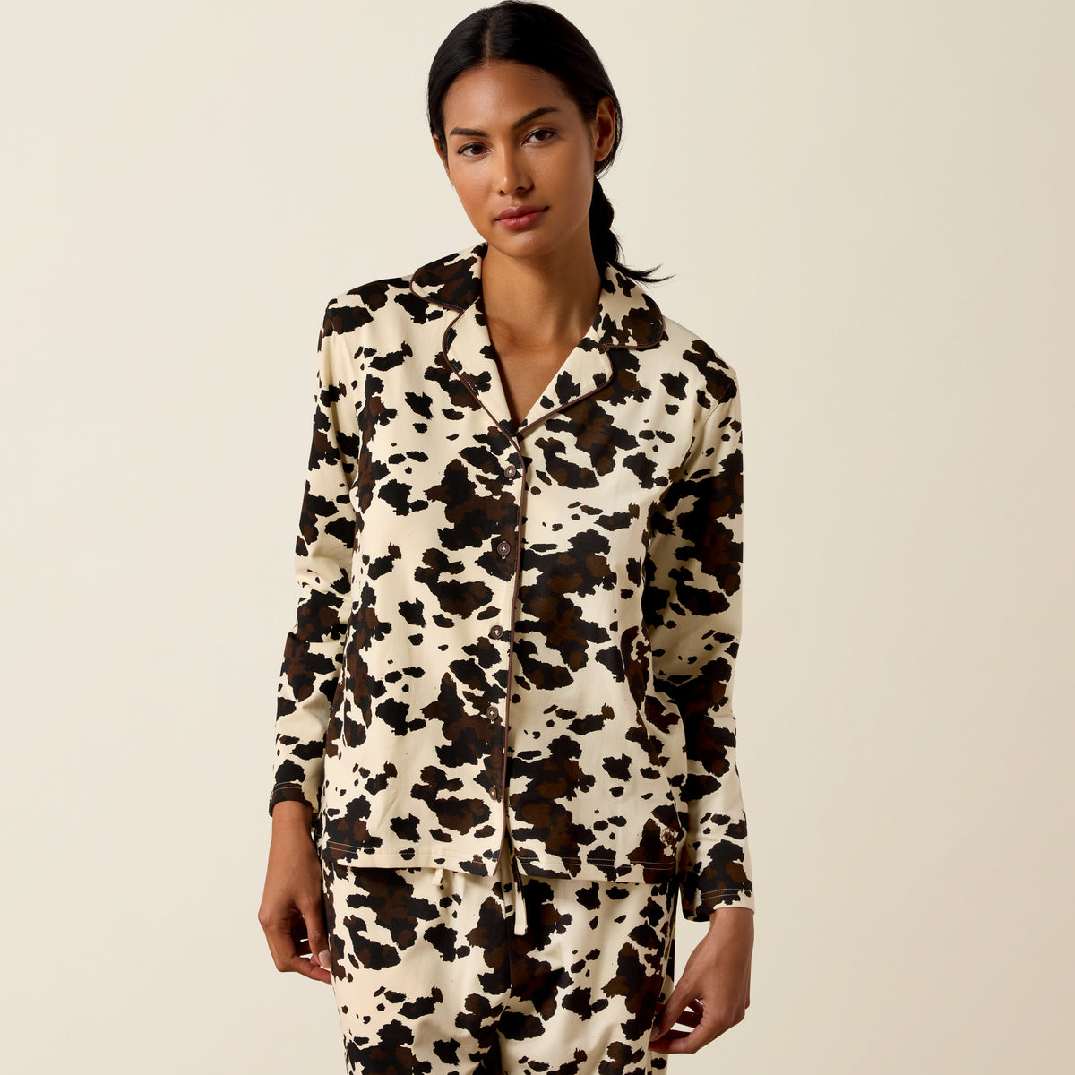 Ariat Women's Dreams Pony Play Pajama Set featuring soft fabric and playful pony print, perfect for comfortable nights.
