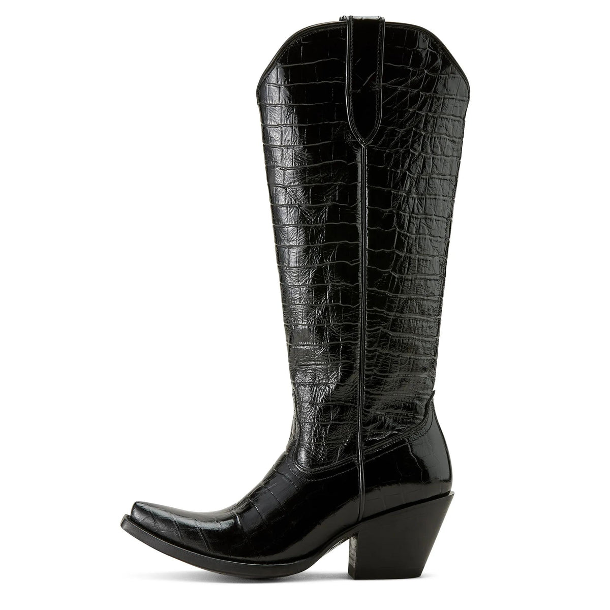 Ariat Womens Casanova Western Boot (Luxe Caviar Croc Print)