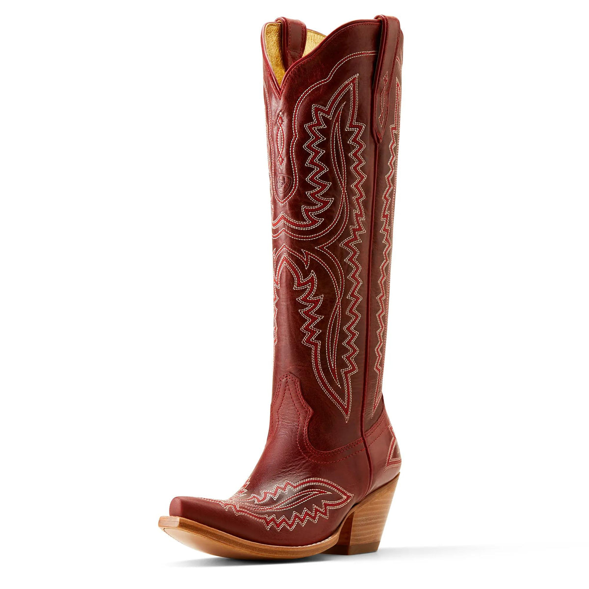 Ariat Women's Casanova X Toe Western Boot, Red Alert – 3-4 front