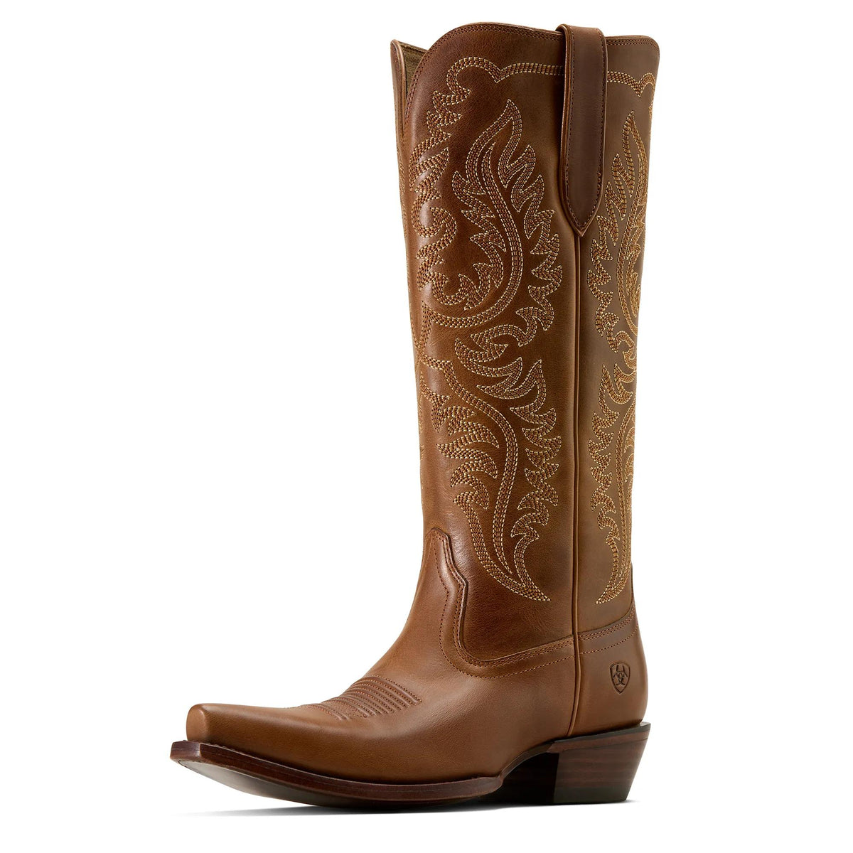 Ariat Women's Ellamore X Toe Western Boot, Smoked Wheat – 3-4 front