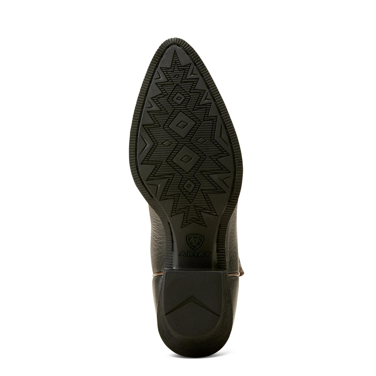 Ariat Women's Heritage J Toe Western Boot, Black Deertan – sole