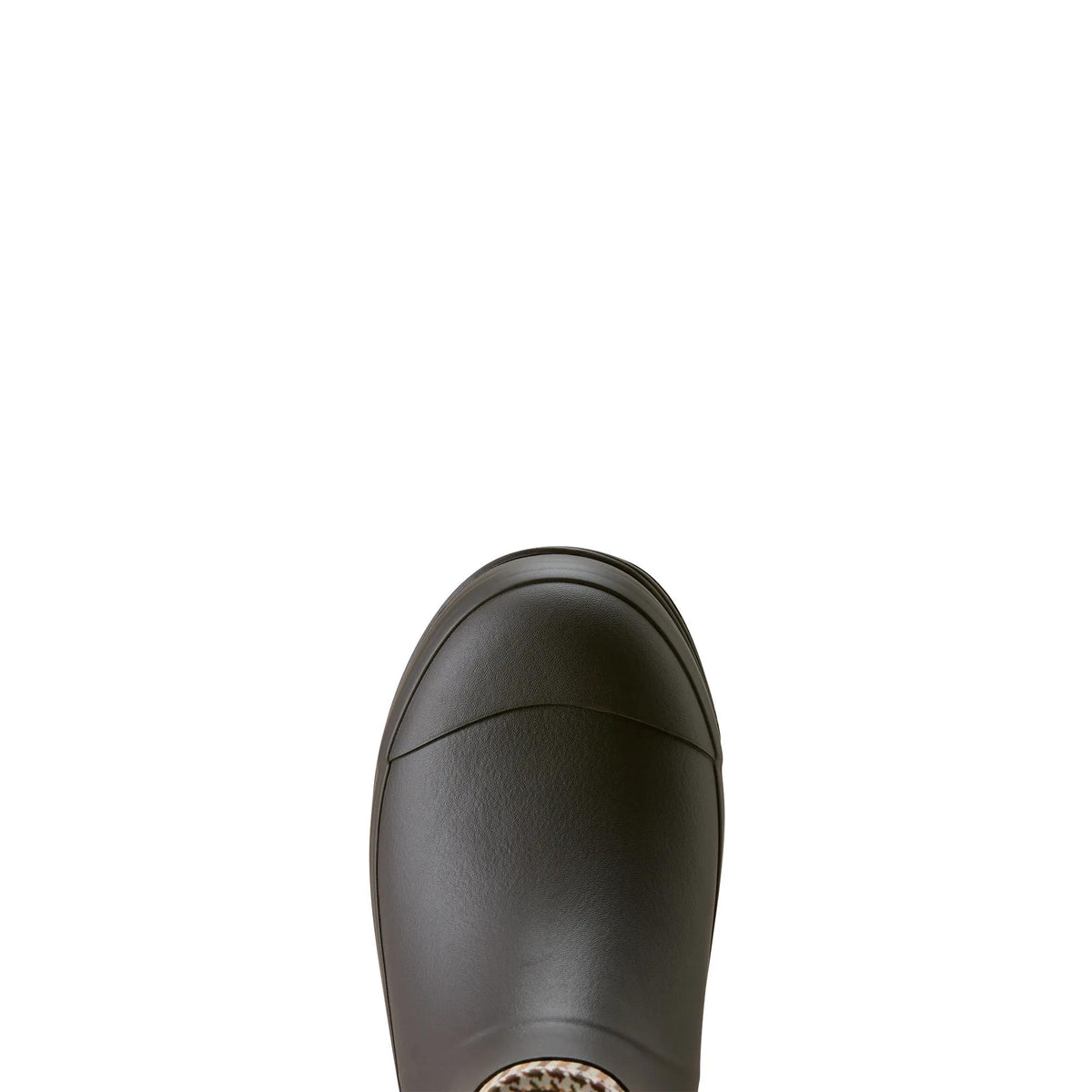 Ariat Women's Kelmarsh Shortie Rubber Boot, Chocolate|Tan Twill – toe
