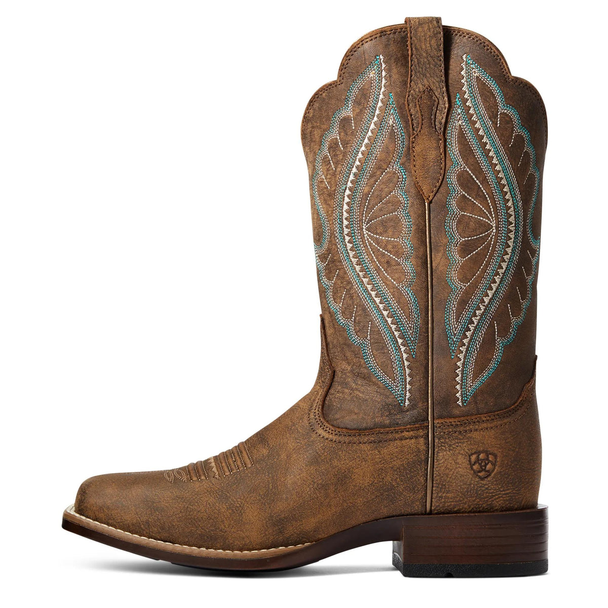Ariat Women's Primetime Western Boot, Tack Room Brown – side