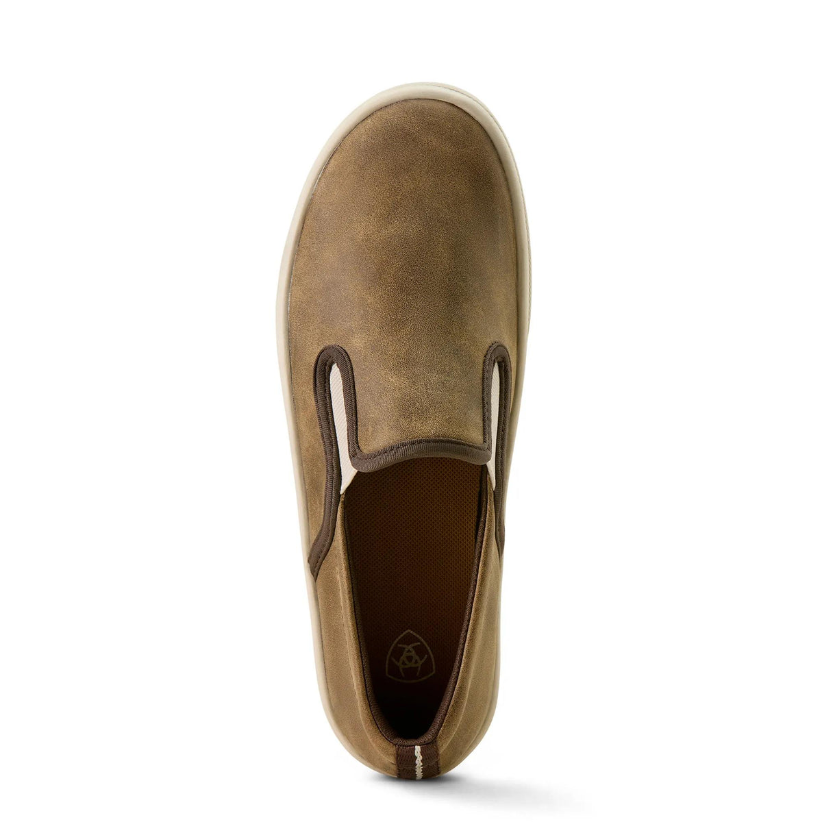 Ariat Women's Skylar Slip On Shoe, Brown Bomber – toe