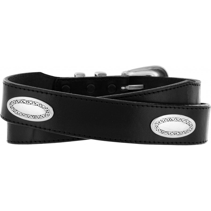 Leegin Brighton Taper Ornament Belt with decorative design, leather strap, and metal buckle, stylish accessory for casual and formal wear.