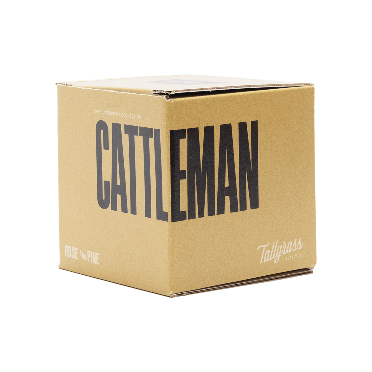 Tallgrass Supply Cattleman Collection wallet featuring rose and pine leather, with detailed stitching and rustic finish.