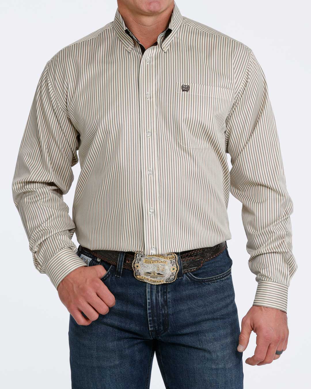 Cinch Mens Cream MTW1106185 - view 1