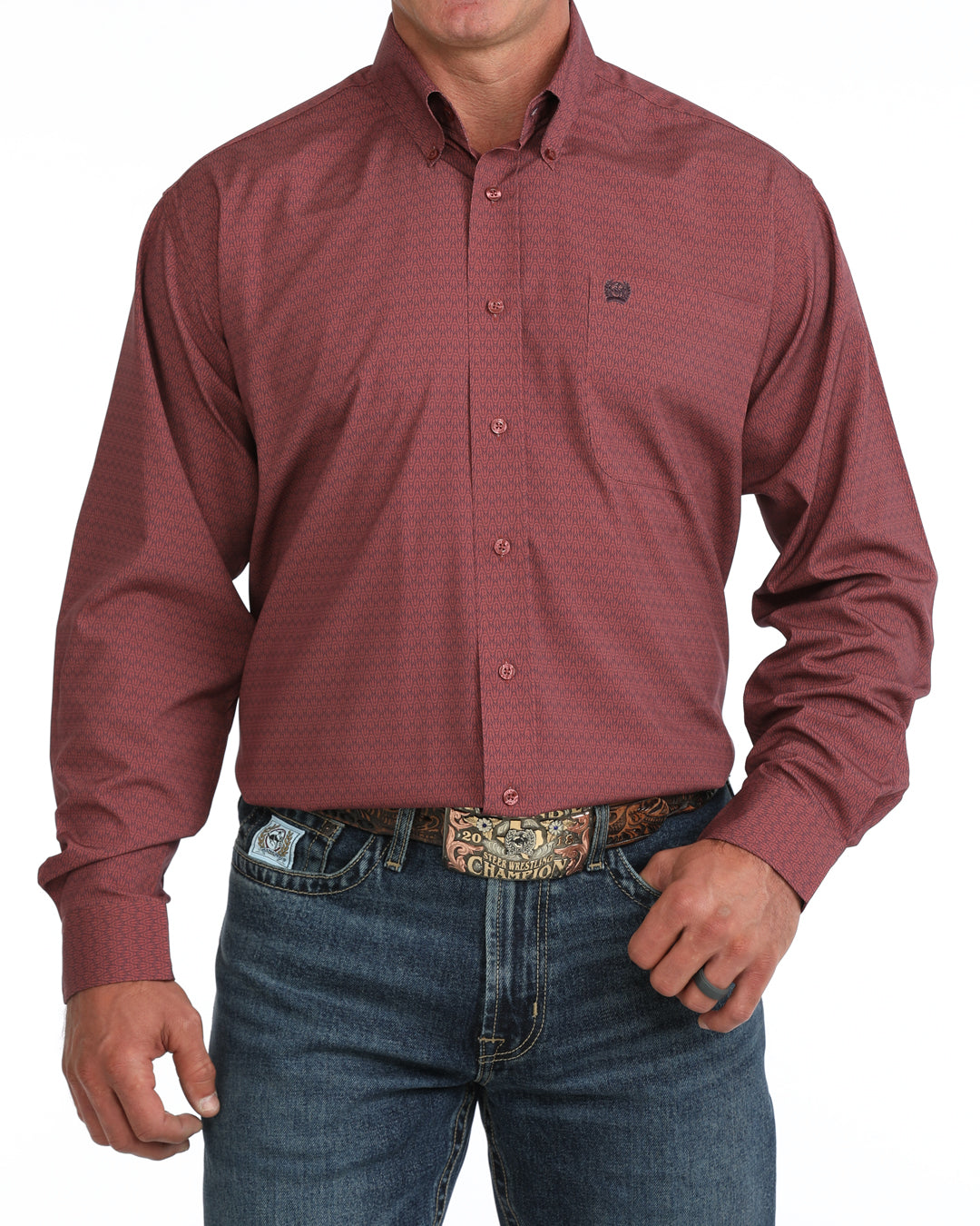 Cinch Mens Pink MTW1106157 - view 1
