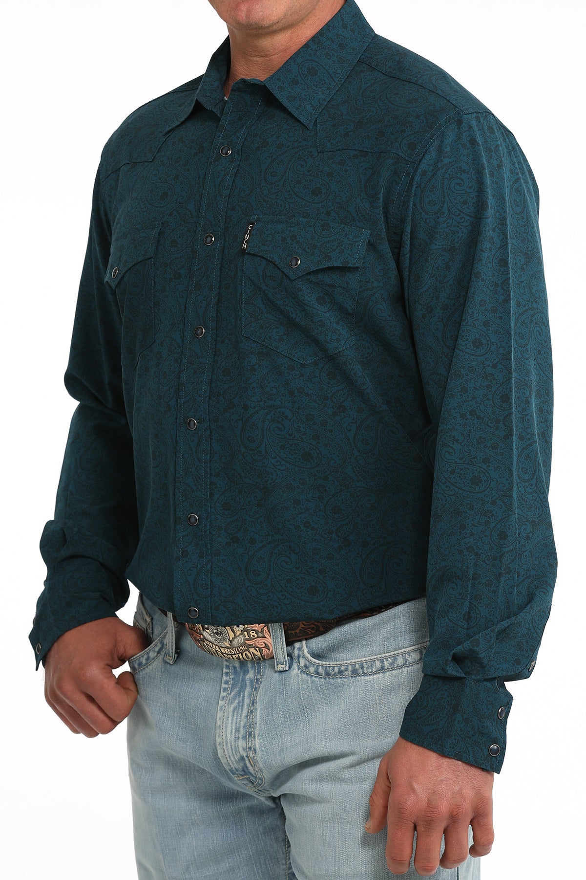 Cinch Mens Teal MTW1303107 - view 2