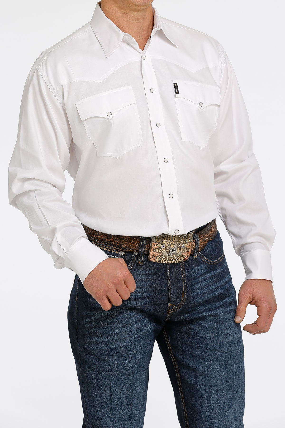 Cinch Mens White MTW1681002 - view 2