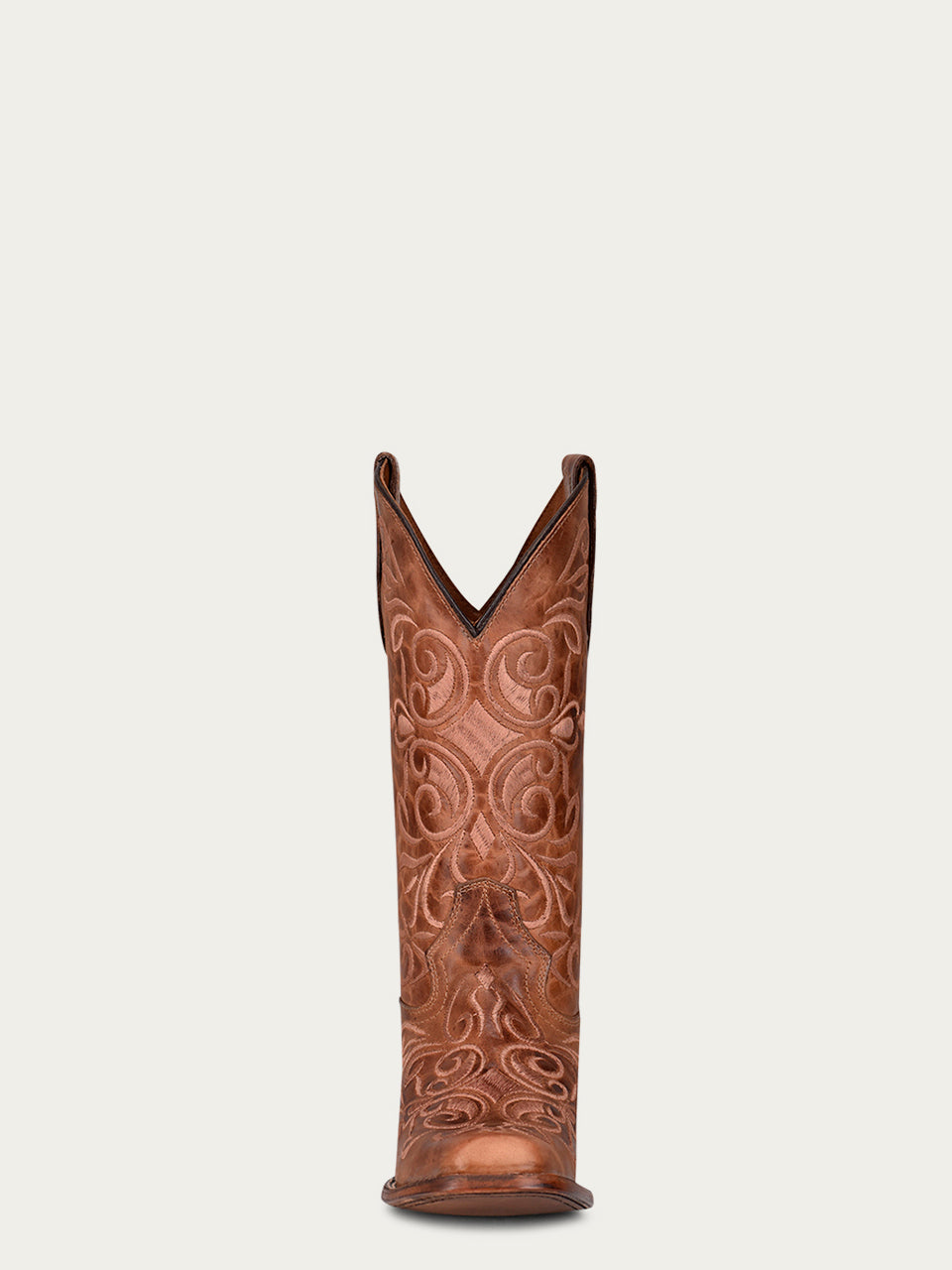 Circle G by Corral Women's Embroidery Square Toe Cowboy Boot, Honey – front