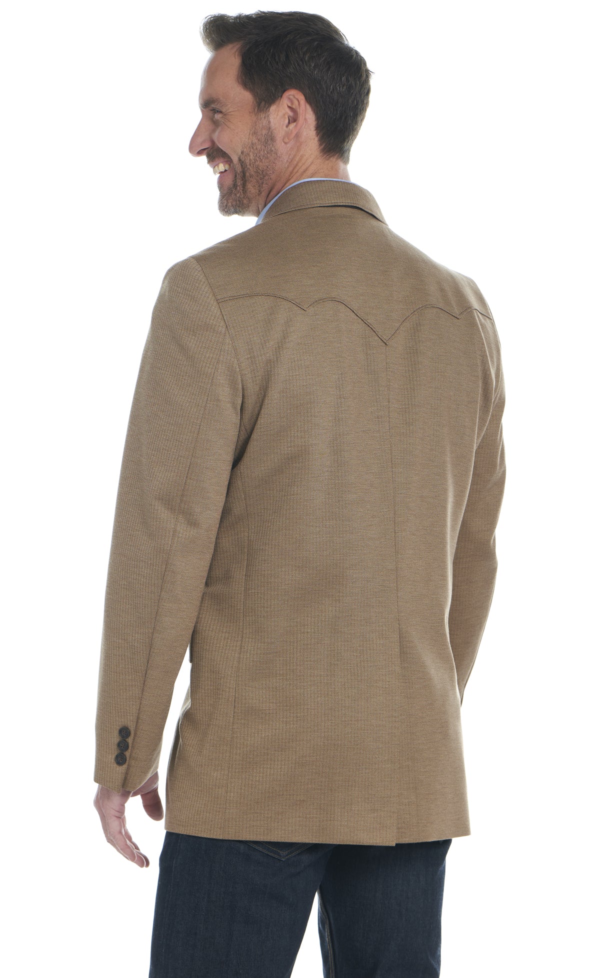 Circle S Mens Brown Herringbone CC1002 - view 2