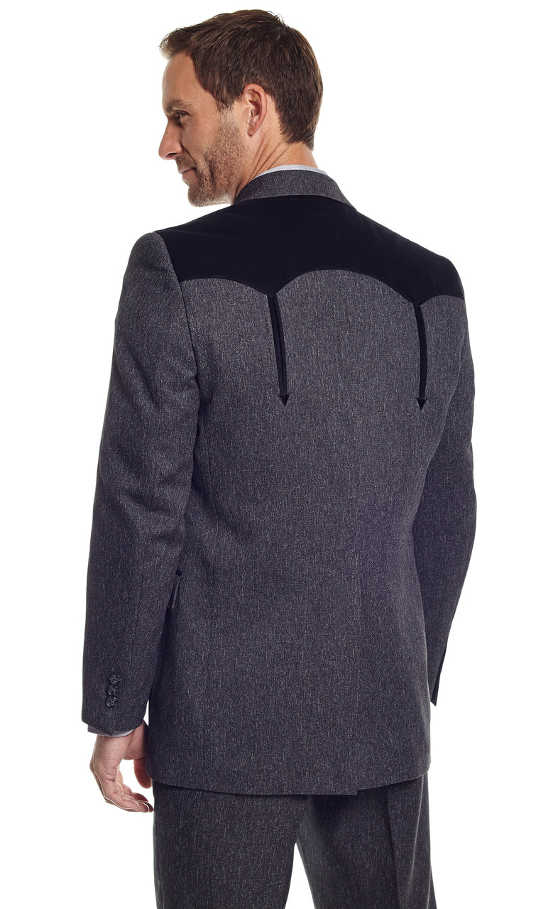 Circle S Mens Charcoal CC2976 - view 2