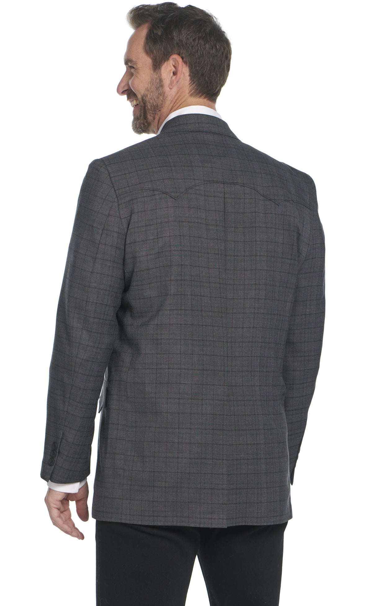 Circle S Mens Charcoal Green CC4503 - view 2