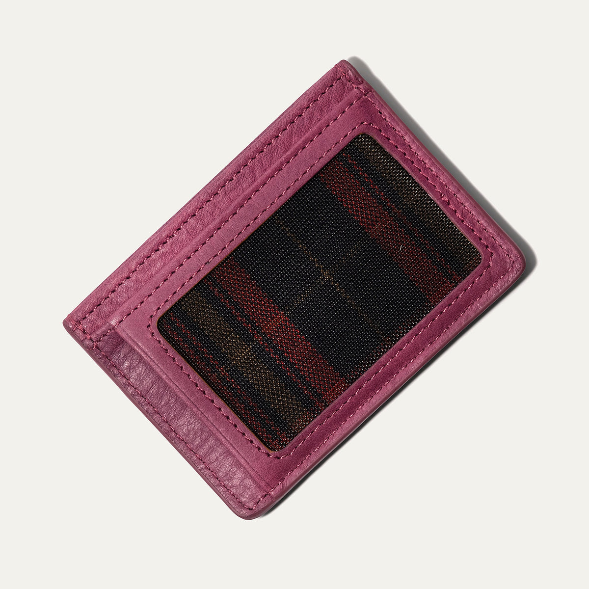 Will Leather Goods classic front pocket card case wallet with multiple card slots and smooth leather finish.