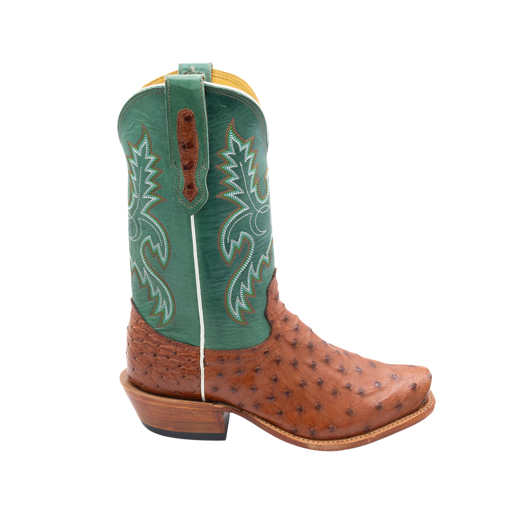 Fenoglio Boot Co. Mens Cognac Full Quill Ostrich 19191933 - view 1