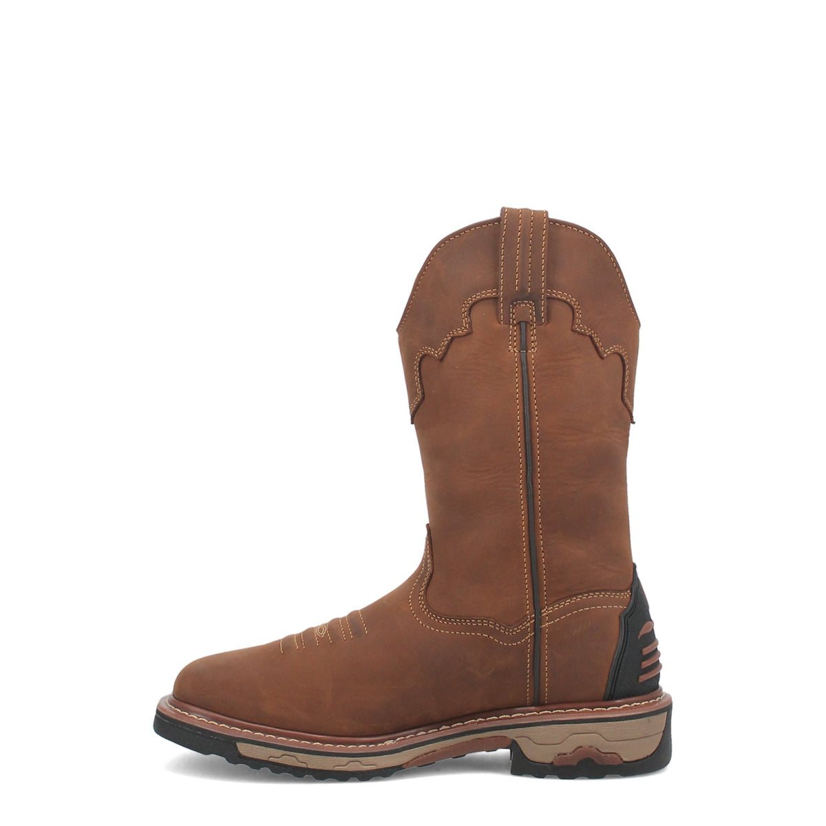 Dan Post Men's Blayde Steel Toe Waterproof Leather Boot, Saddle Tan – inside