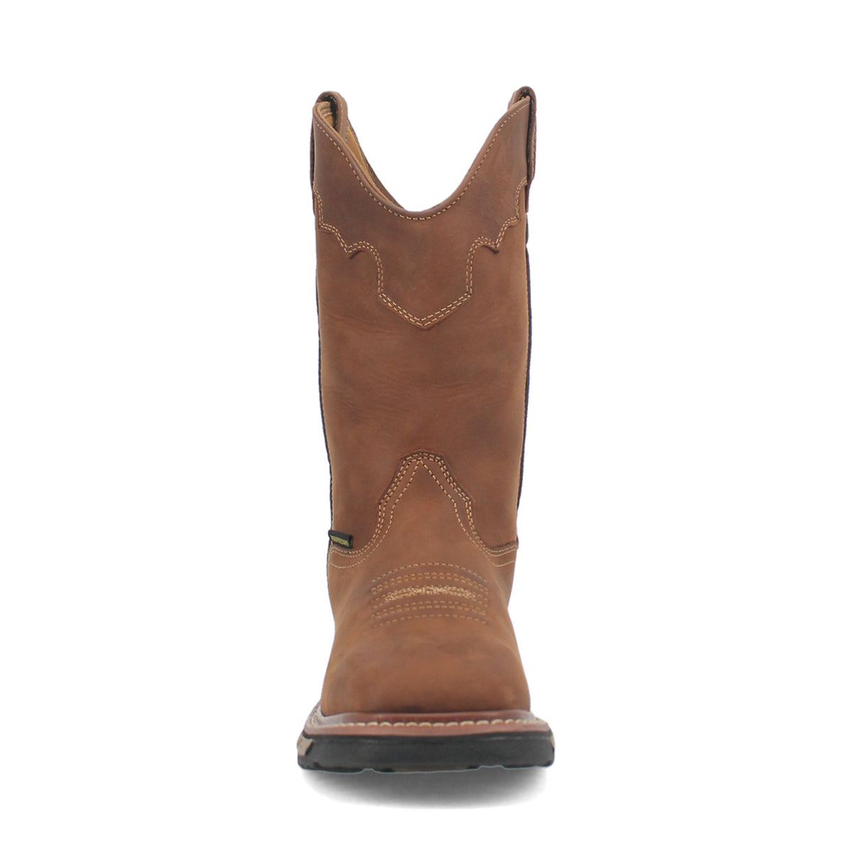 Dan Post Men's Blayde Steel Toe Waterproof Leather Boot, Saddle Tan – toe