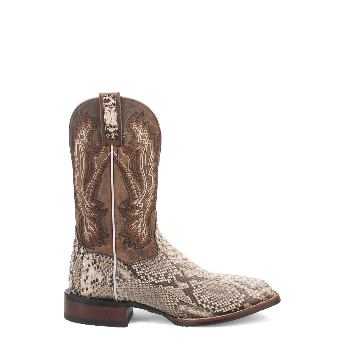 Dan Post Men's Brutus Python Boot, Natural/Brown – side