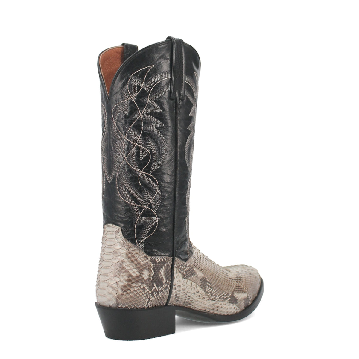 Dan Post Men's Manning Python Boot, Natural – 3-4 back inside