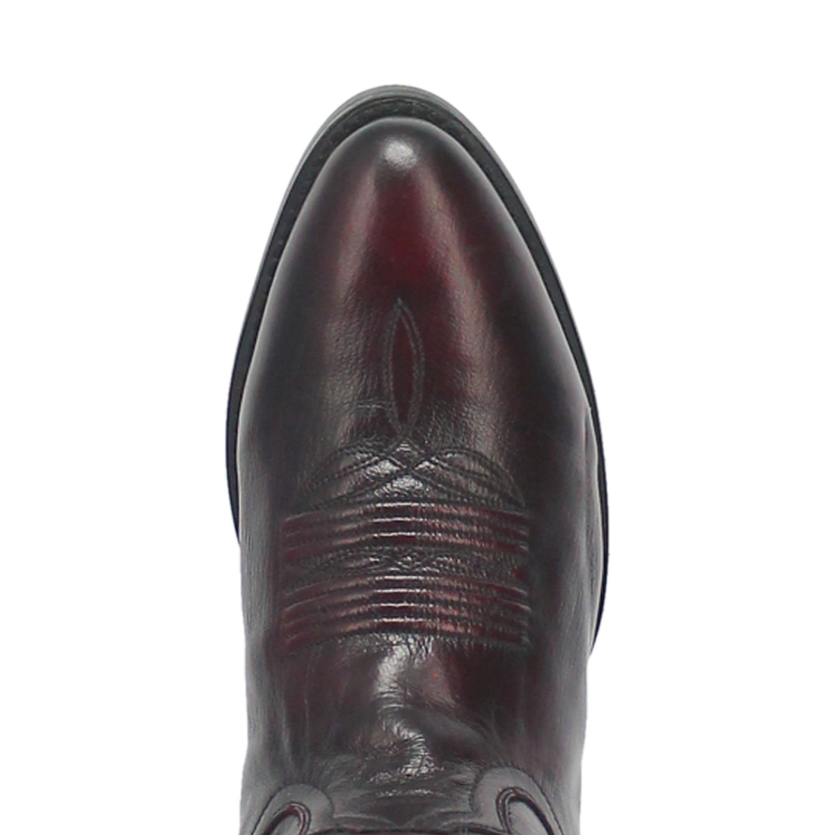 Dan Post Men's Milwaukee Boot, Black Cherry – top