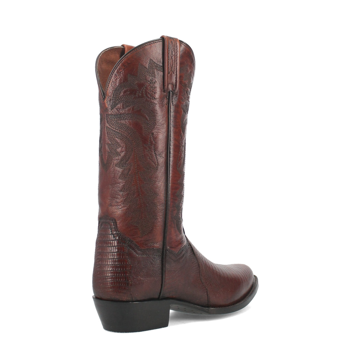 Dan Post Men's Winston Lizard Boot, Tan – 3-4 back inside