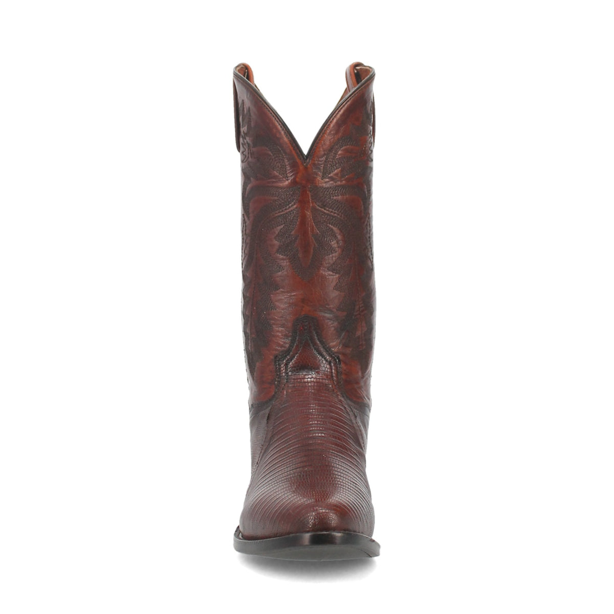 Dan Post Men's Winston Lizard Boot, Tan – toe