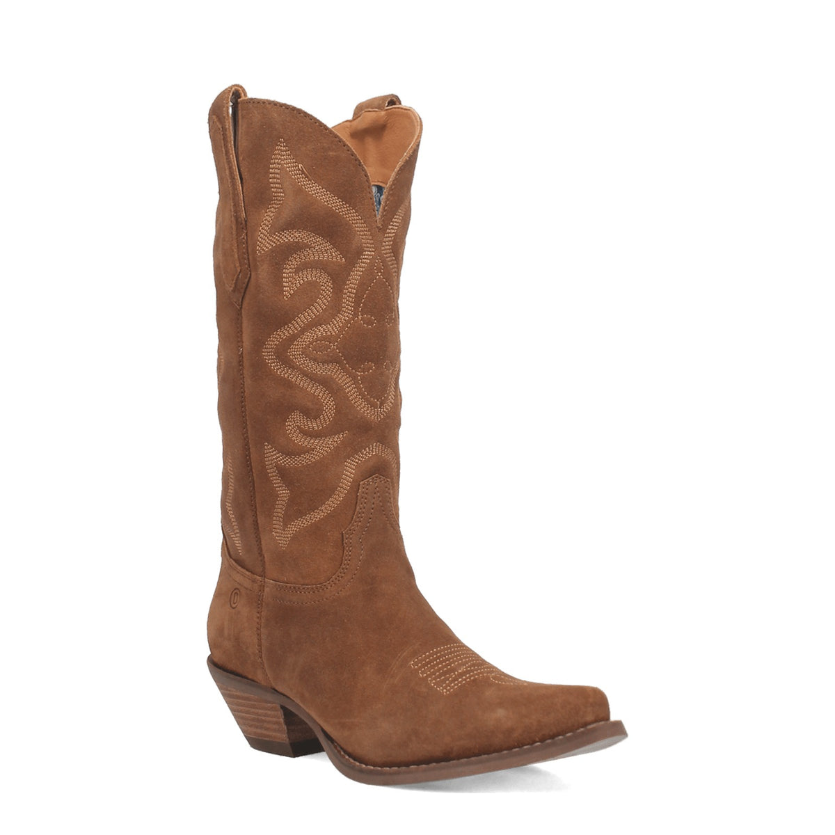 Dingo Women's Out West Boot, Camel – 3-4 front