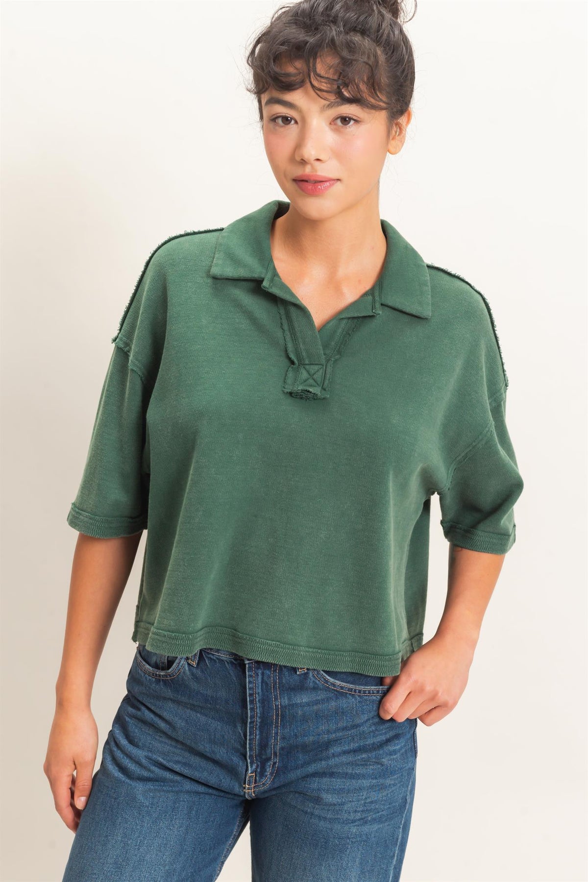Double Zero Womens Dark Green DZ26E813 - view 1