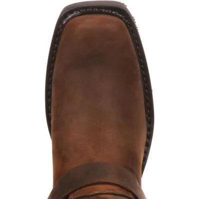 Durango Men's Harness Boot, Brown – toe detail
