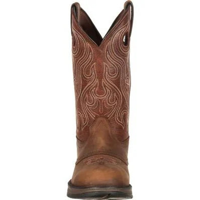 Durango Men's Rebel Saddle Western Boot, Brown – front