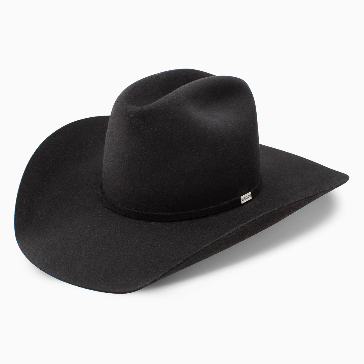 Resistol Five Star Cowboy Hat, Black – 3-4 front 2
