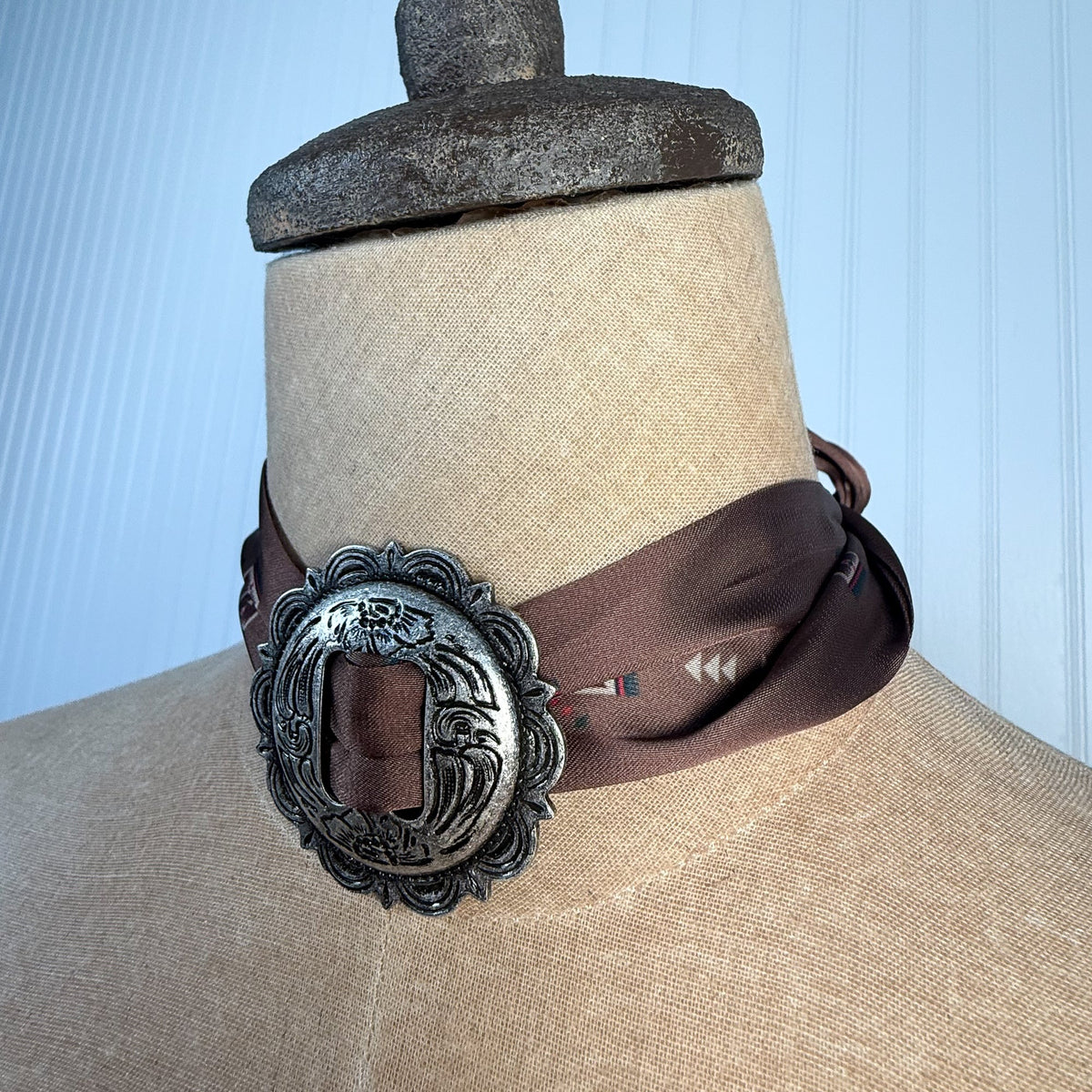 Fringe Scarves Womens Silver BOLI AND TWILLY CONCHO - view 3