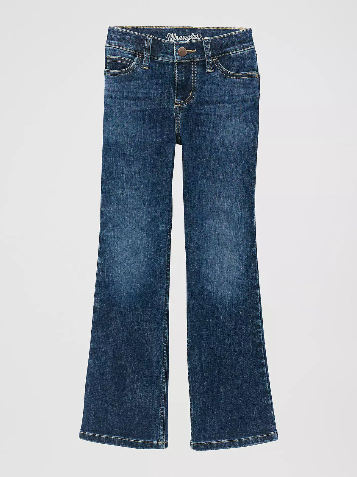 Girl's Wrangler BESPOKE Bootcut Jean in Lacey with classic denim look and tailored fit, featuring a stylish bootcut design.