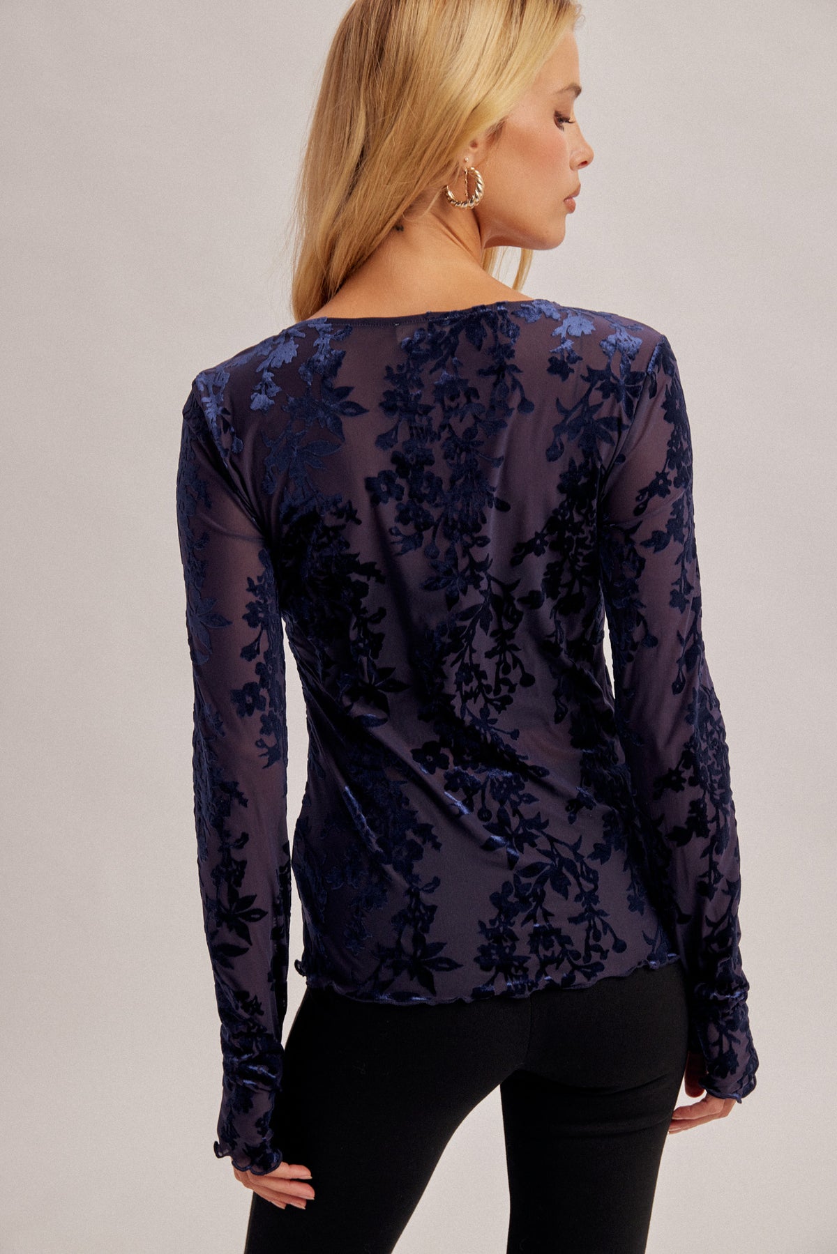 Hem & Thread Womens Midnight Blue 40052 - view 4