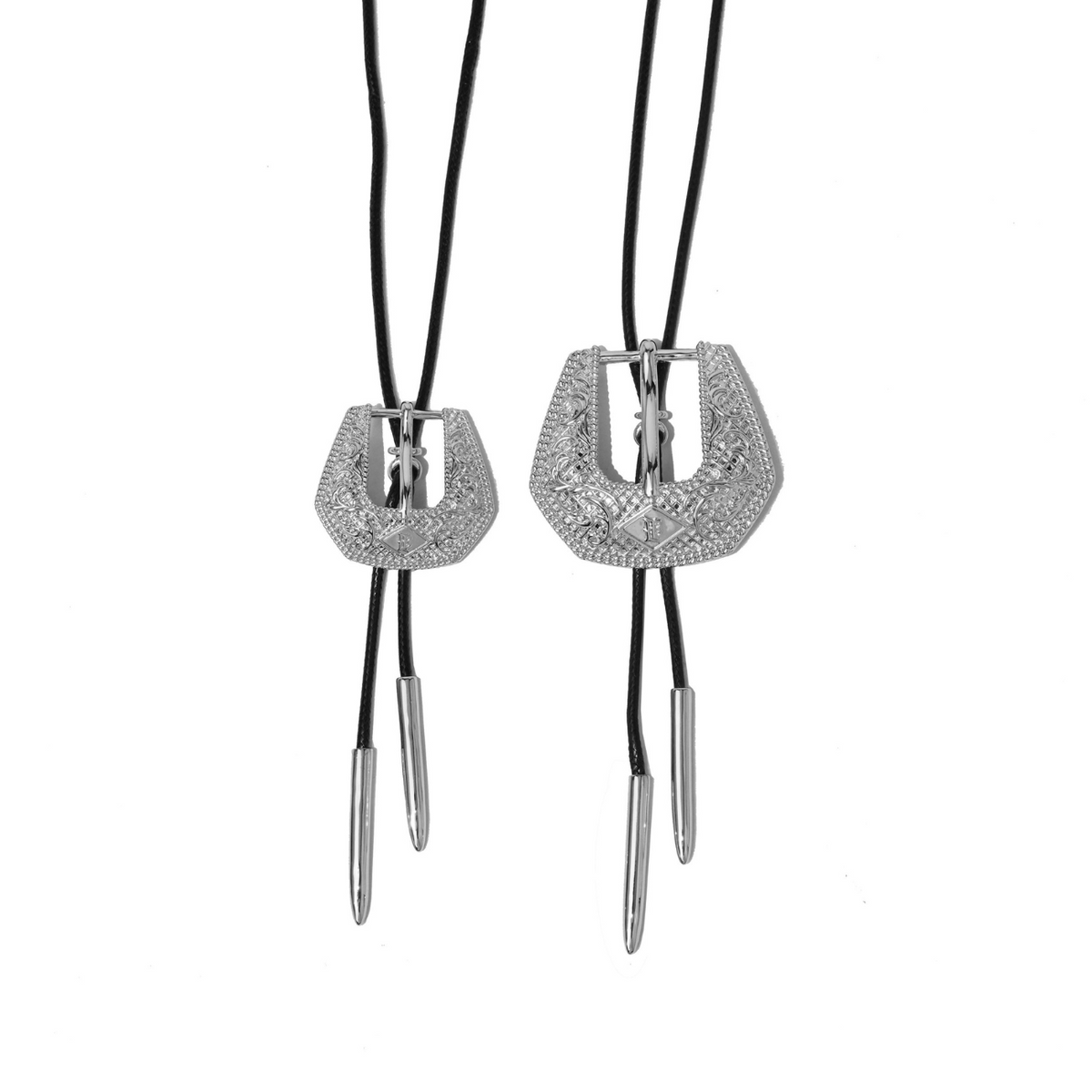 Hillbetty Bolo Betty Necklace - Silver Mini