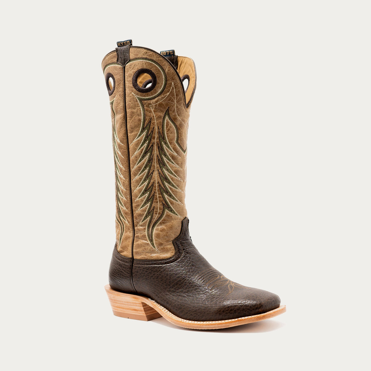 HYER Men's Ellsworth 16" Western Boot, Brown/Tan – 3-4 front