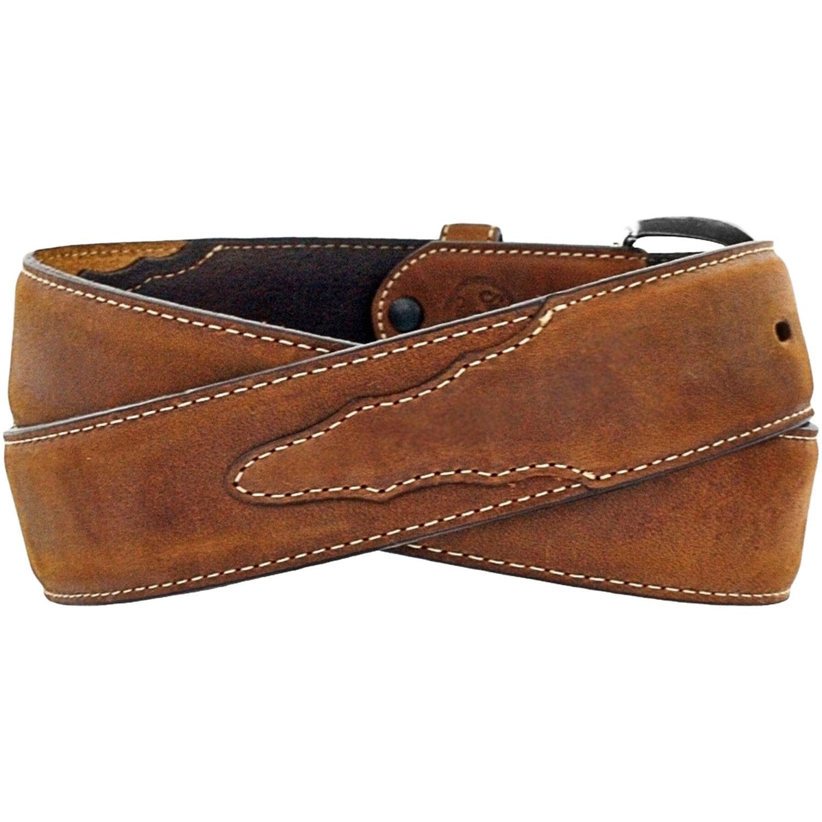 Leegin Justin Classic Western Belt with leather strap and metal buckle, style no. 53709, for men’s casual western wear.