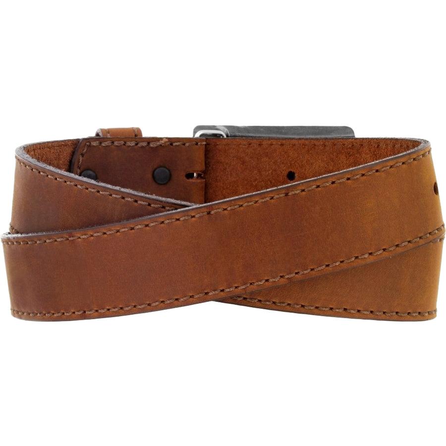 Leegin Justin Flying High belt with detailed stitching and stylish design, made for a fashionable men's accessory.