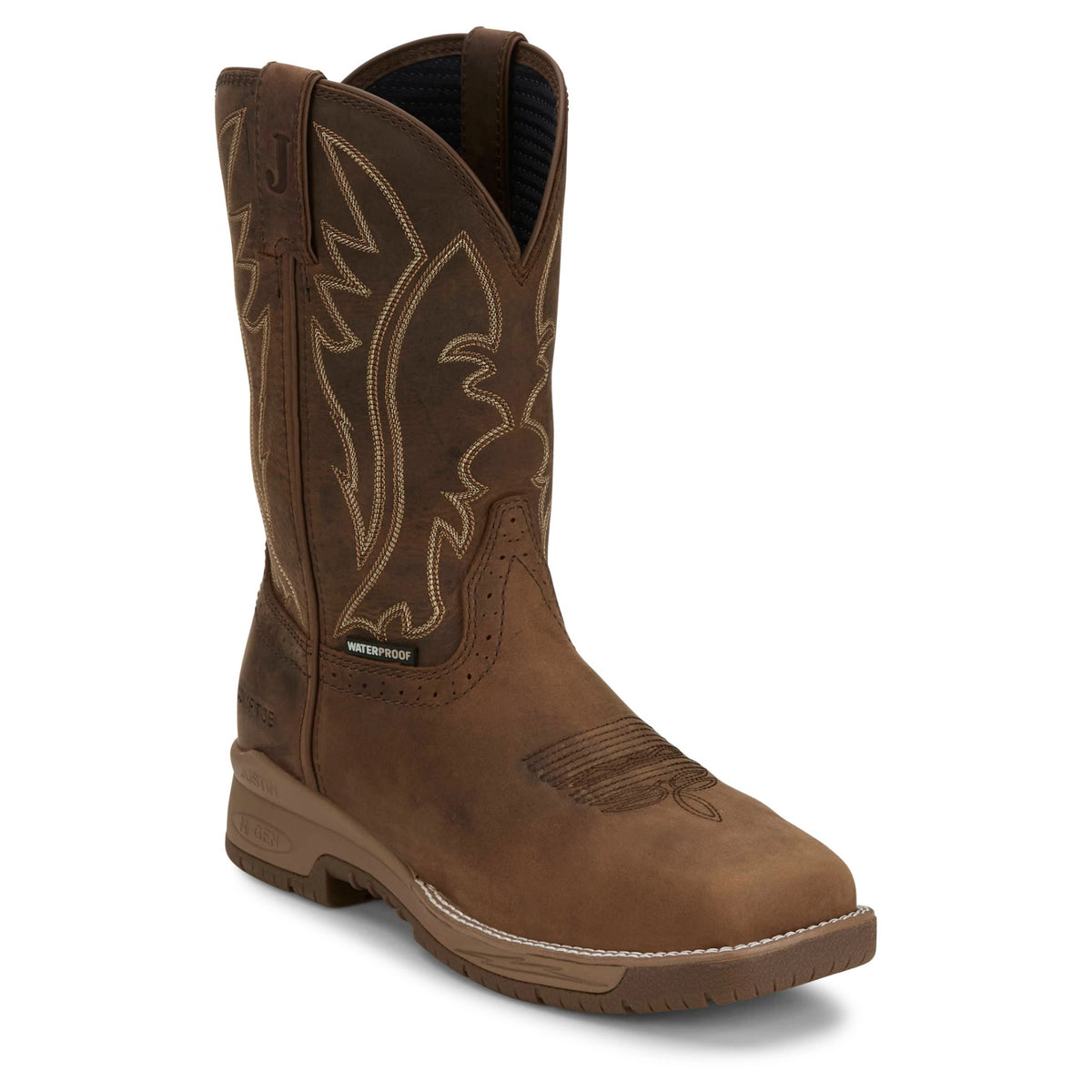 Justin Nitread Taupe / 11" Men’s Square Toe