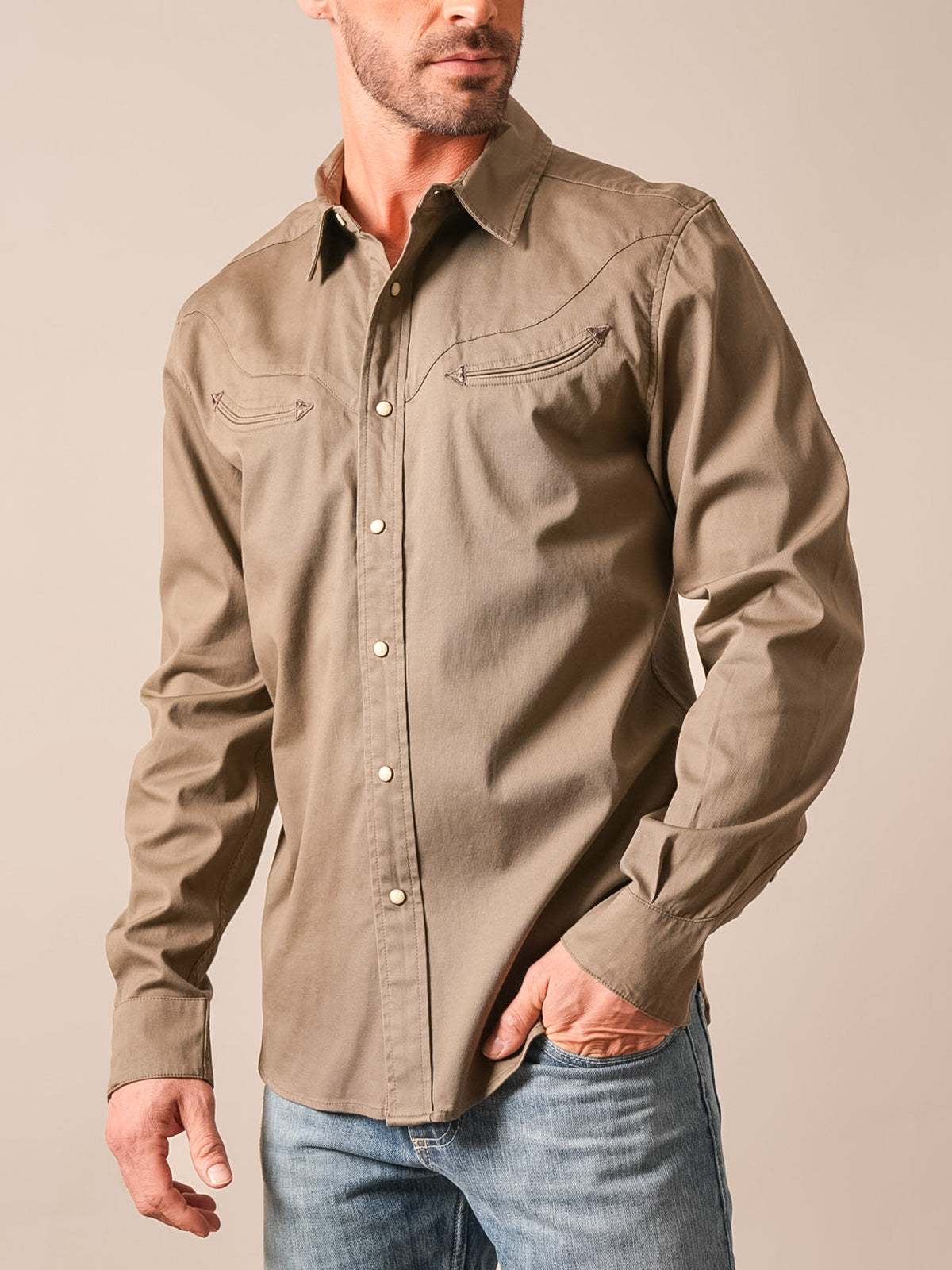 Kimes Ranch Mens Army Green MDS0000046 - view 1