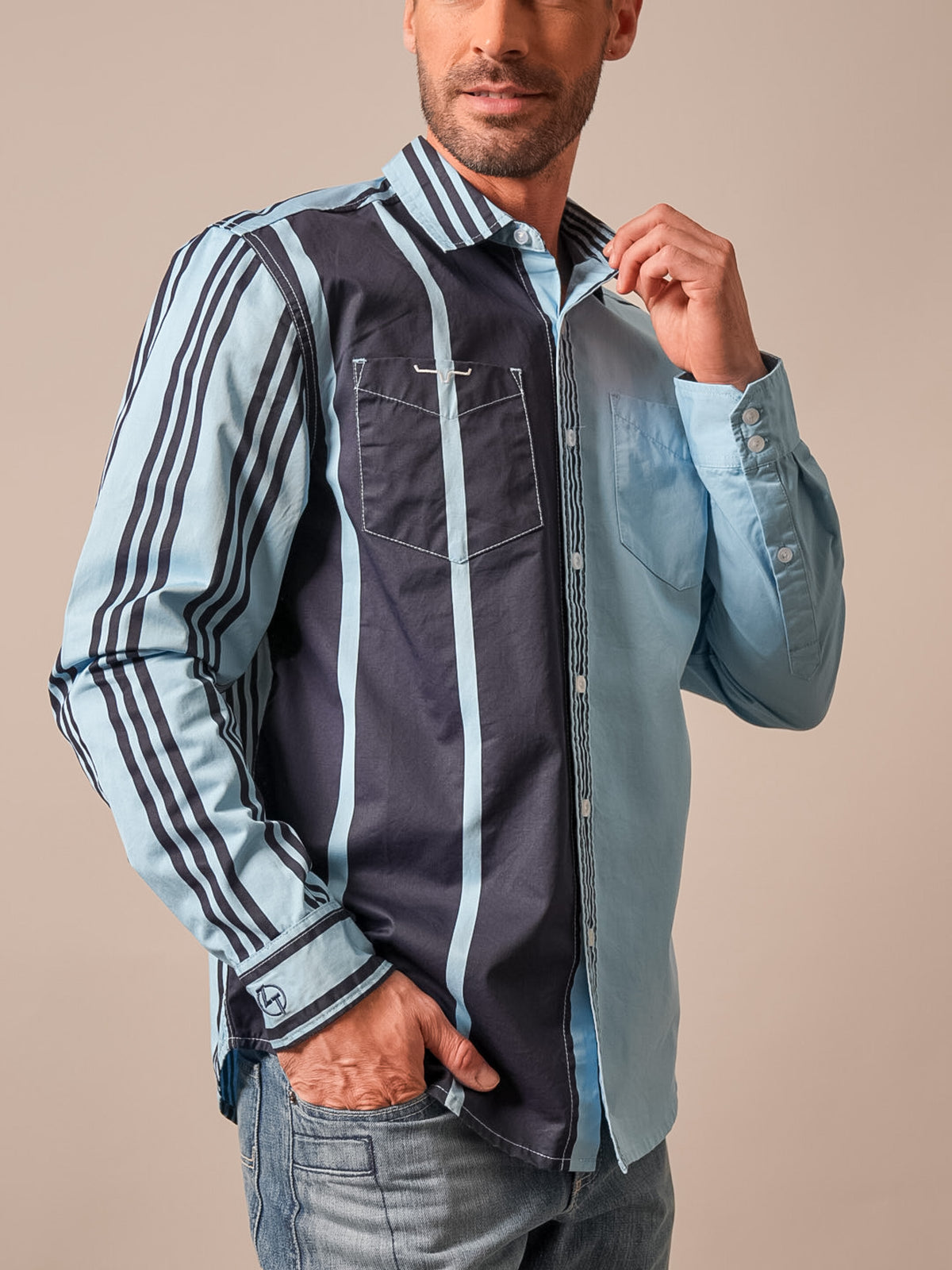 Kimes Ranch Mens Light Blue MDS0000045 - view 1