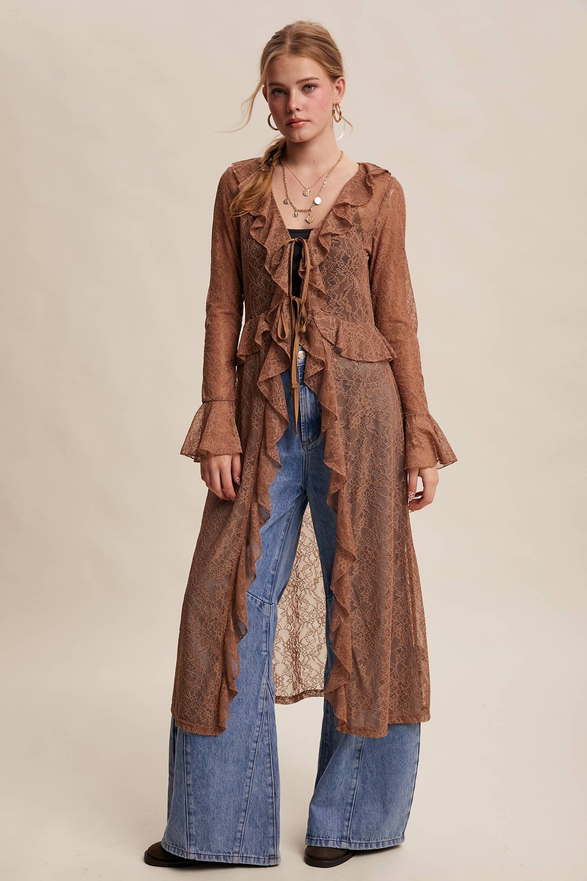 Listicle Womens Mocha LJ0259 - view 3